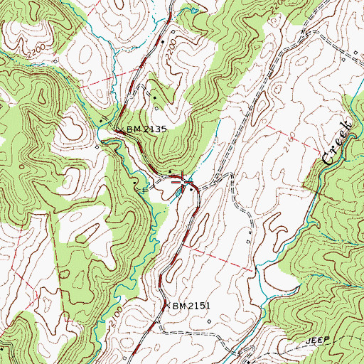 Topographic Map of Hopewell School (historical), WV