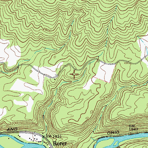 Topographic Map of Laurel Hill School (historical), WV