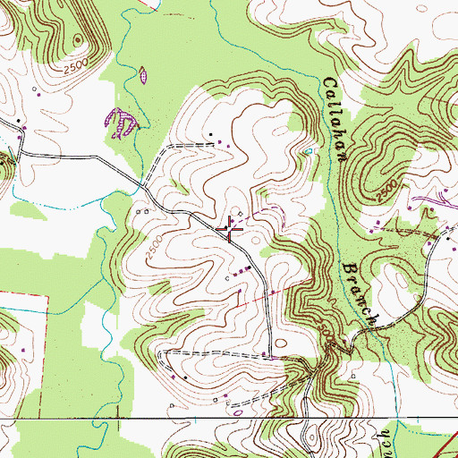 Topographic Map of Liberty School (historical), WV