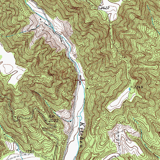 Topographic Map of Pentecostal Church, WV