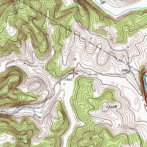 Topographic Map of Rapp School (historical), WV