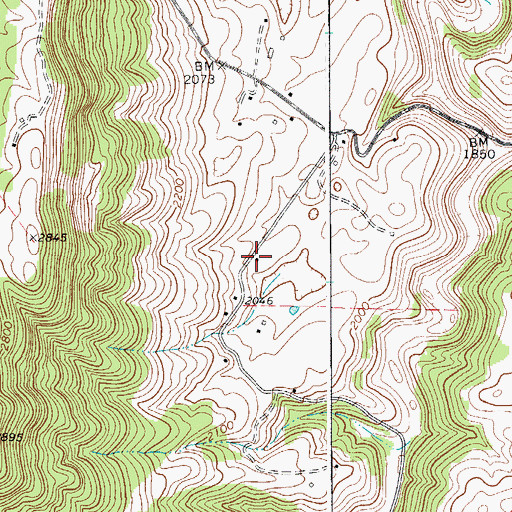 Topographic Map of Rich Hollow School (historical), WV