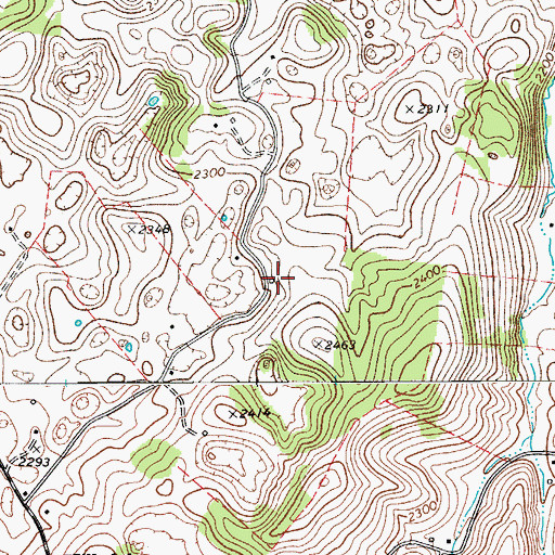 Topographic Map of Beech Bend School (historical), WV