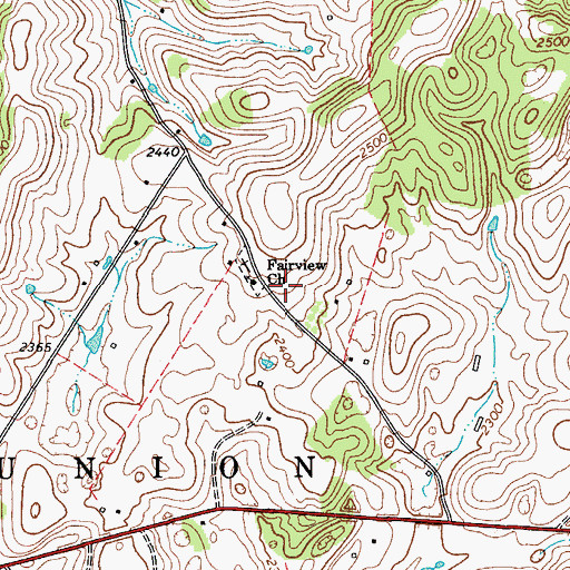 Topographic Map of Hull School (historical), WV