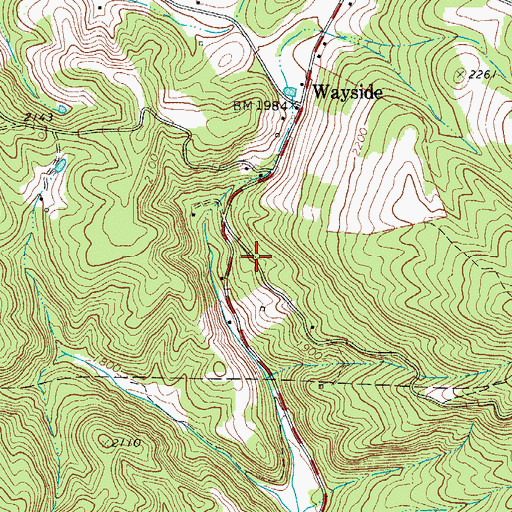 Topographic Map of Indian Draft School (historical), WV