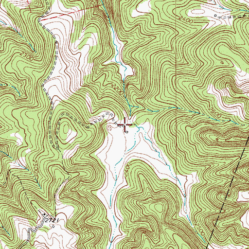 Topographic Map of Lady Hall School (historical), WV
