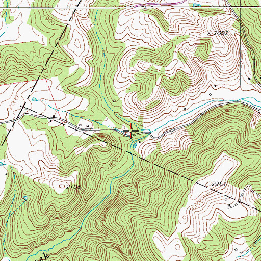 Topographic Map of Lively School (historical), WV