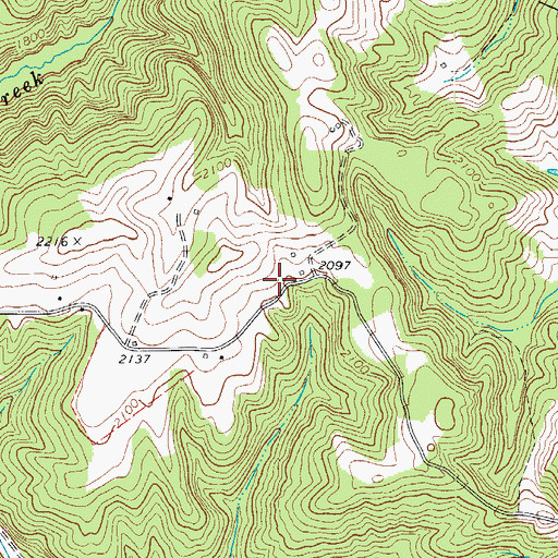 Topographic Map of Milton Hall School (historical), WV