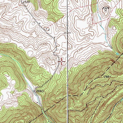 Topographic Map of Mount Hope School (historical), WV