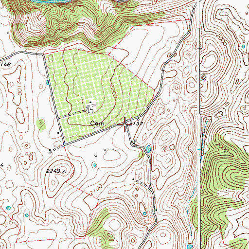 Topographic Map of Patent School (historical), WV