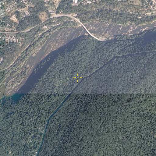 Aerial/Satellite Image of Loudoun Heights Trail, WV