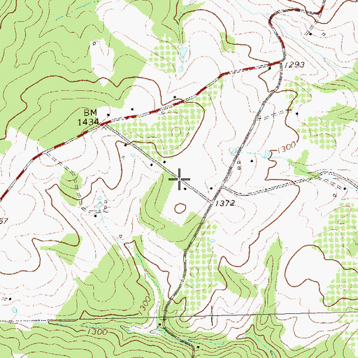 Topographic Map of Cornwell School (historical), WV