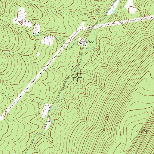 Topographic Map of Critton School (historical), WV