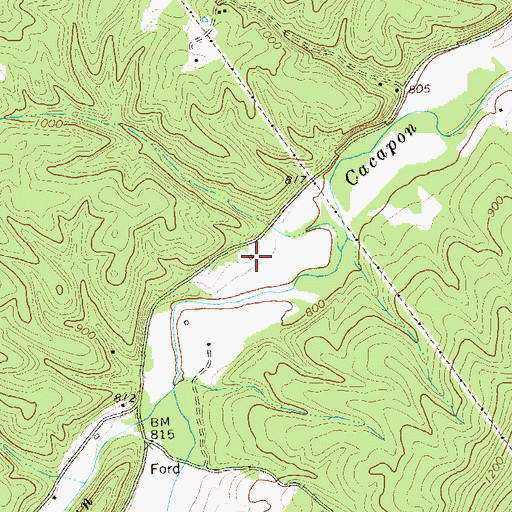 Topographic Map of Dutch Lick School (historical), WV