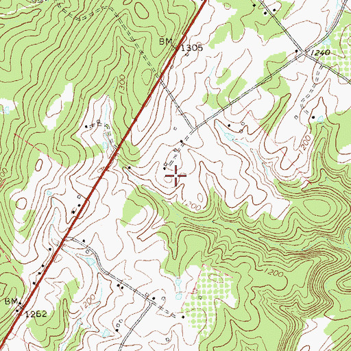 Topographic Map of Hopewell School (historical), WV