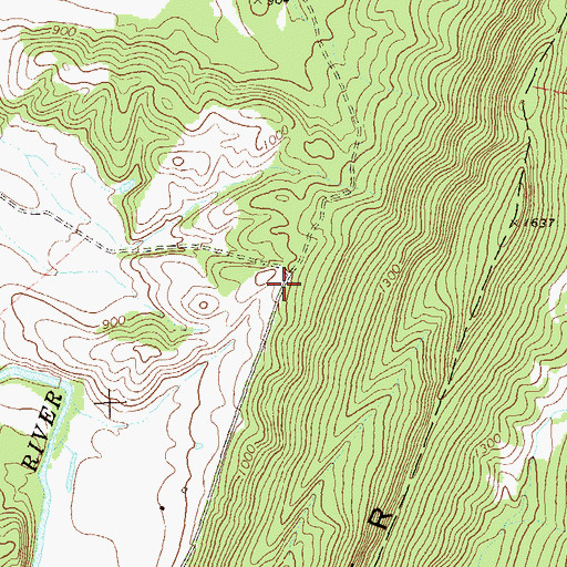 Topographic Map of Independence School (historical), WV