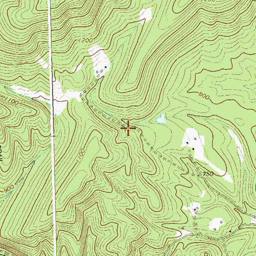 Topographic Map of Kerns School (historical), WV