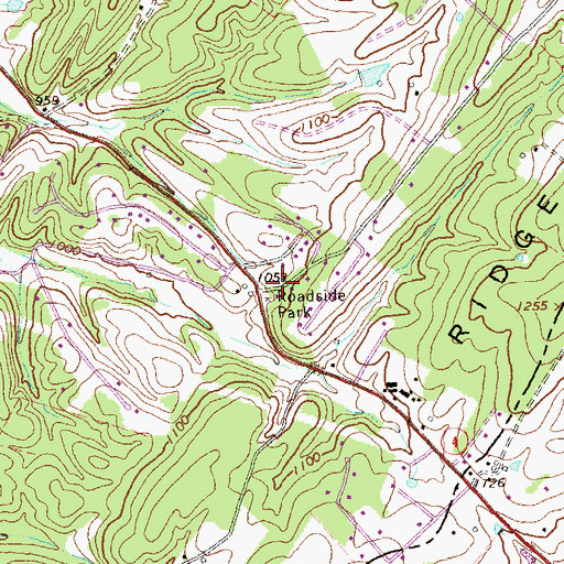 Topographic Map of Pike School (historical), WV