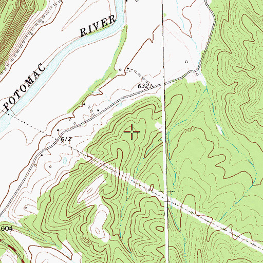 Topographic Map of Taylor School (historical), WV