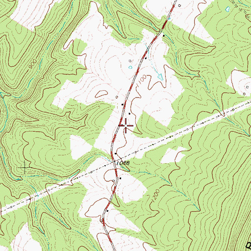 Topographic Map of Victory School (historical), WV