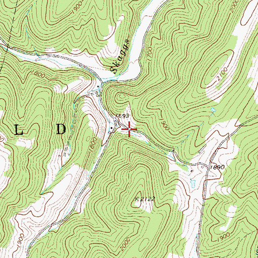 Topographic Map of Luxemburg School (historical), WV