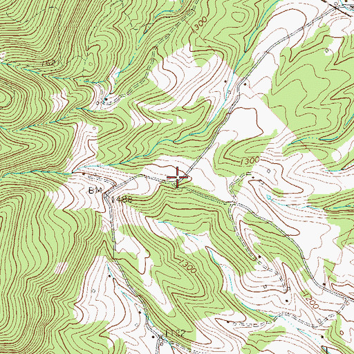 Topographic Map of Mount View School (historical), WV