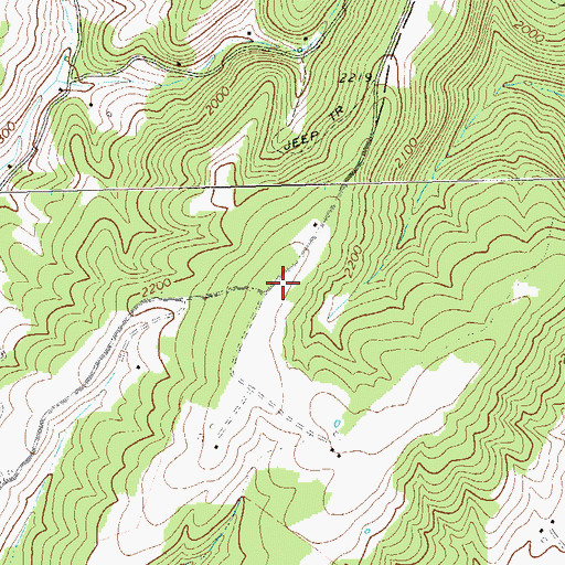 Topographic Map of Terra Alta School (historical), WV