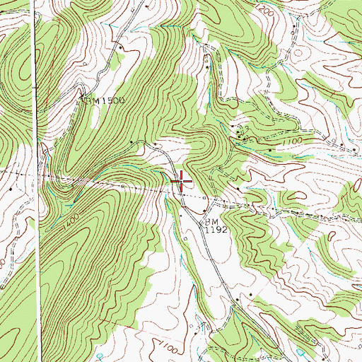Topographic Map of Thrasher Spring School (historical), WV