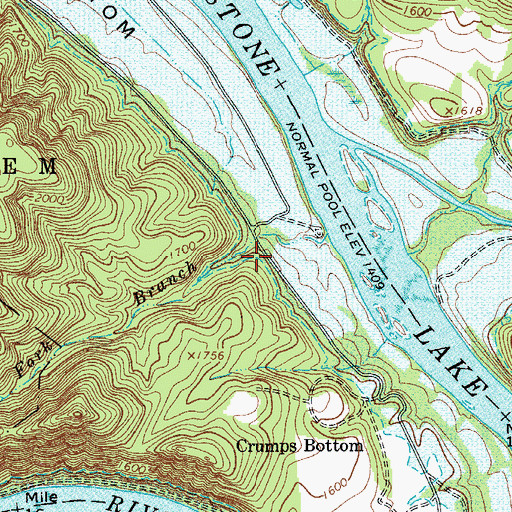 Topographic Map of Harmon School (historical), WV