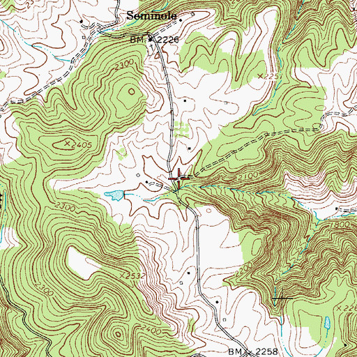 Topographic Map of Wheel Run School (historical), WV