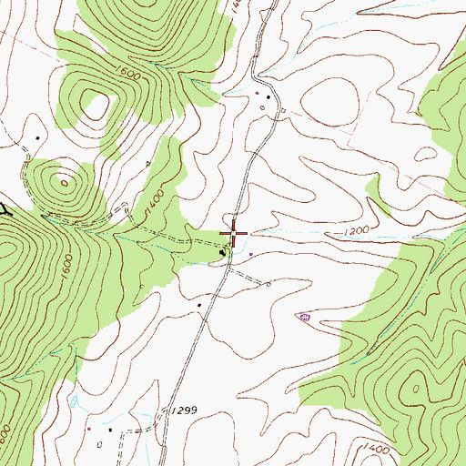 Topographic Map of Baker School (historical), WV
