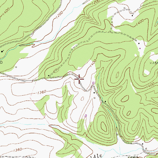 Topographic Map of Falls School (historical), WV