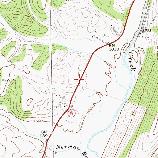 Topographic Map of Parks School (historical), WV