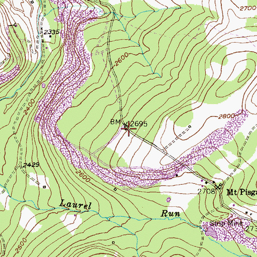 Topographic Map of Terra Firma School (historical), WV