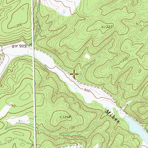 Topographic Map of Red Star School (historical), WV