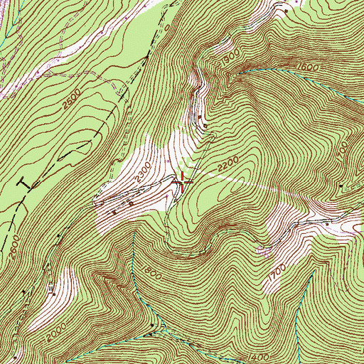 Topographic Map of Spring Mountain School (historical), WV