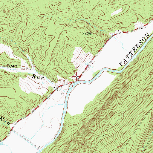 Topographic Map of Welton School (historical), WV