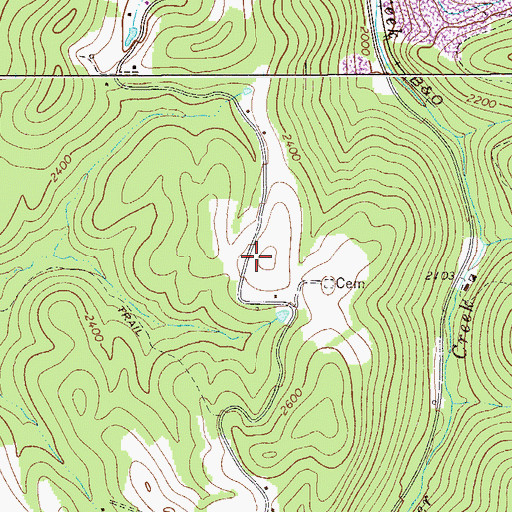 Topographic Map of Dawson School (historical), WV