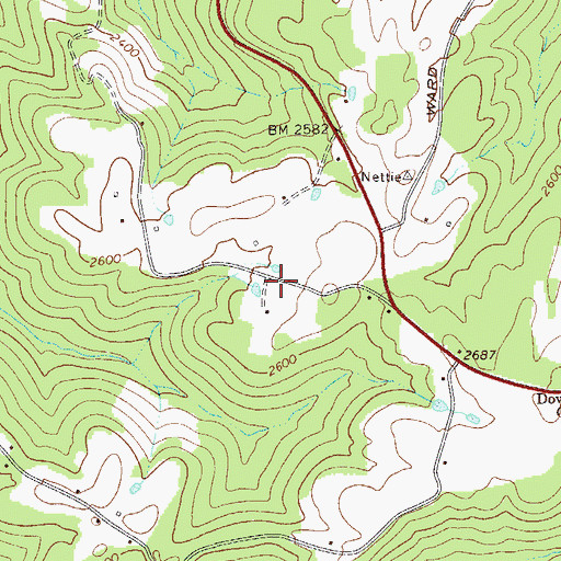 Topographic Map of Mayflower School (historical), WV