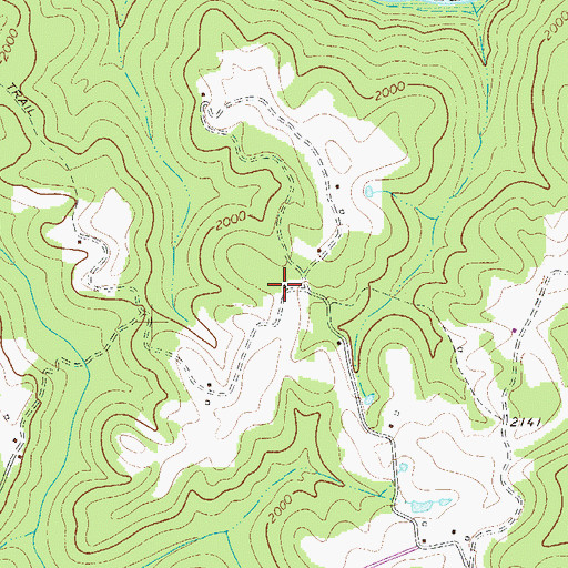 Topographic Map of Oak Hill School (historical), WV