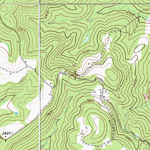 Topographic Map of Snow Hill School (historical), WV