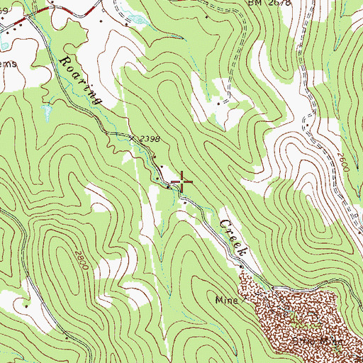 Topographic Map of Trout Valley School (historical), WV