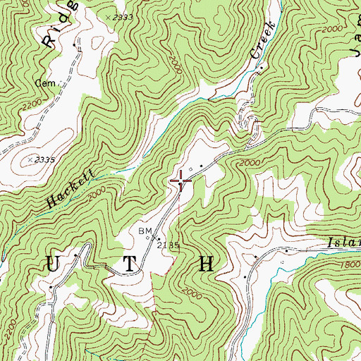 Topographic Map of Butler School (historical), WV