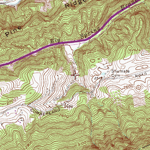 Topographic Map of Jarrell School (historical), WV