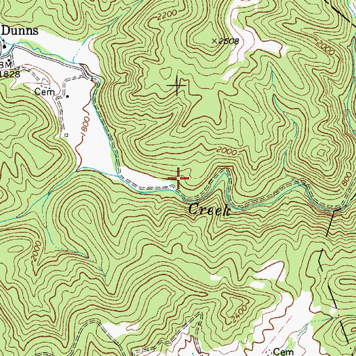 Topographic Map of Laurel Valley School (historical), WV