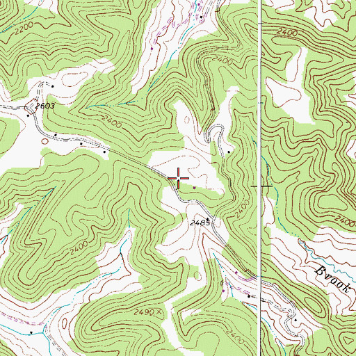 Topographic Map of Michael School (historical), WV