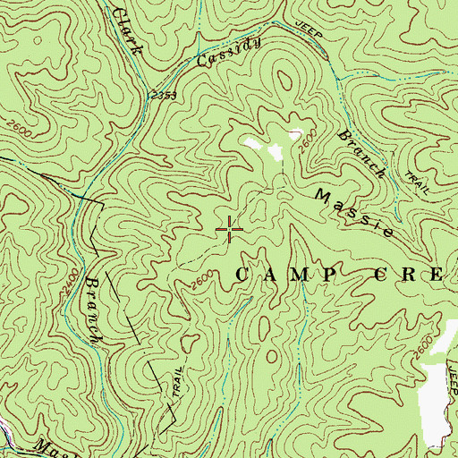 Topographic Map of Sneed School (historical), WV