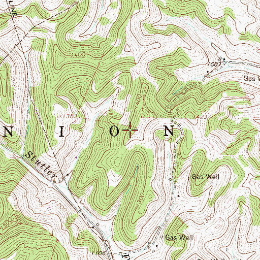 Topographic Map of Kitt Mine Number One Sludge Pond Dam, WV