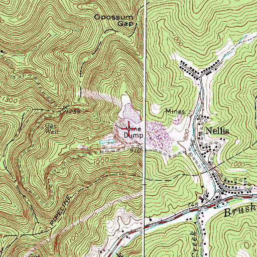 Topographic Map of Armco Steel Corp Impoundment, WV