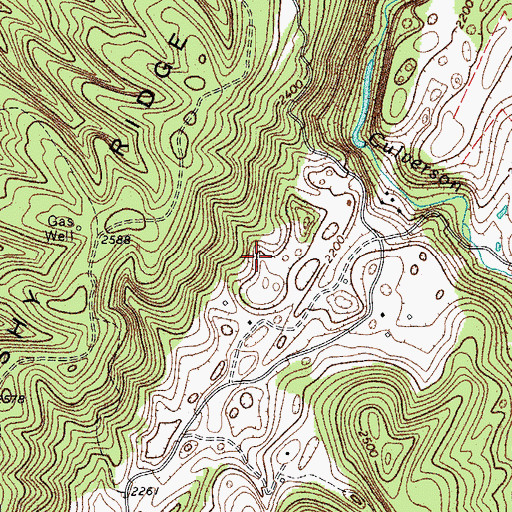 Topographic Map of McClintic Spring, WV